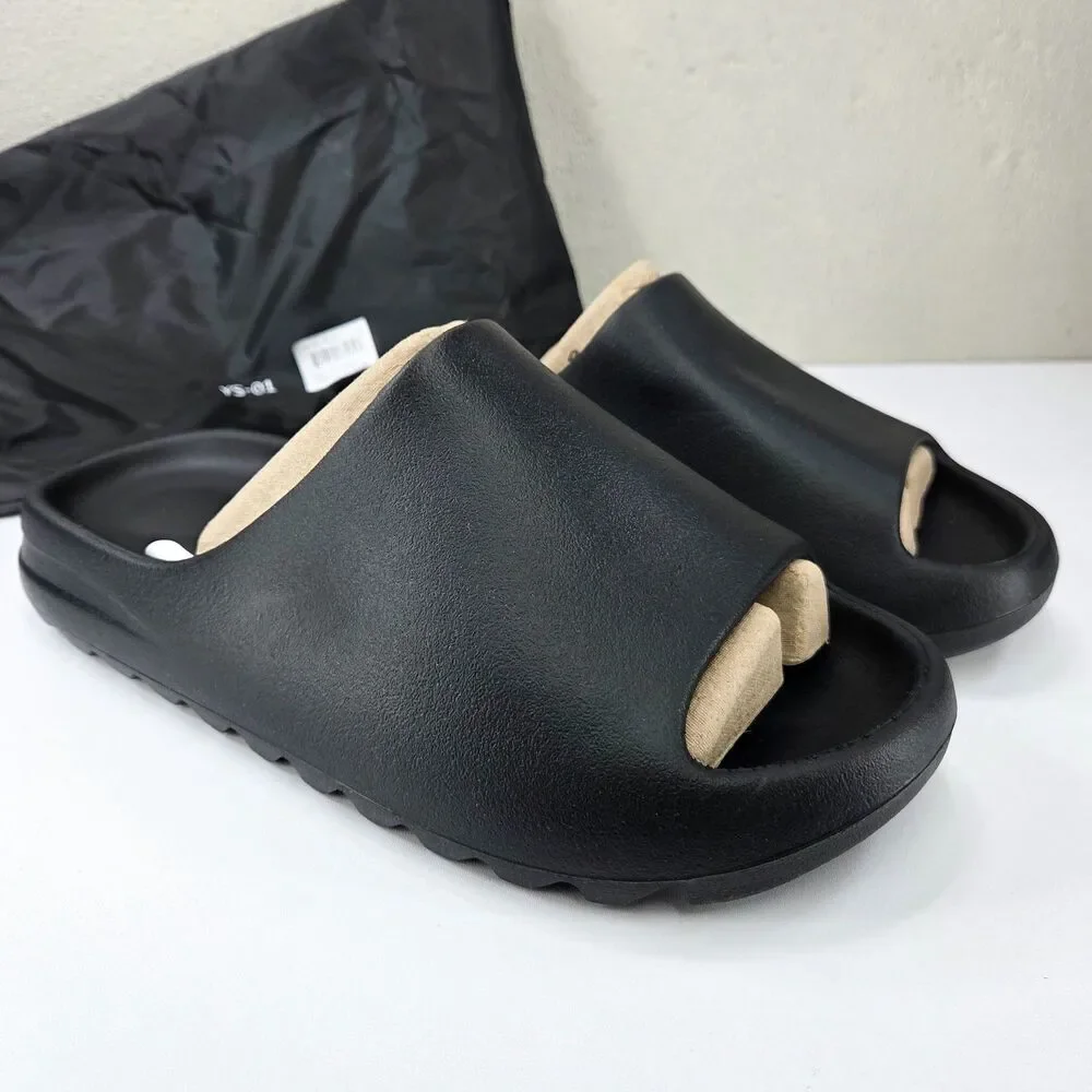 Yeezy Slide YS-01 Onyx Black Lightweight Foam Sandals HQ6448 Sz 13